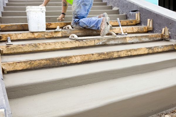 Concrete Steps Pouring in Cartersville