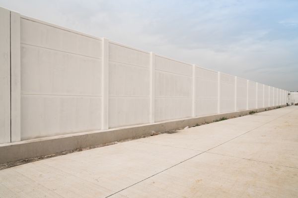 Concrete Fence Construction in Cartersville