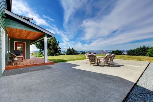 Backyard Concrete Paving in Cartersville
