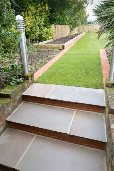 Backyard Steps Installation in Cartersville
