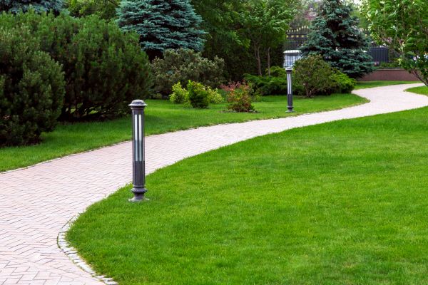 Backyard Sidewalk Installation in Cartersville